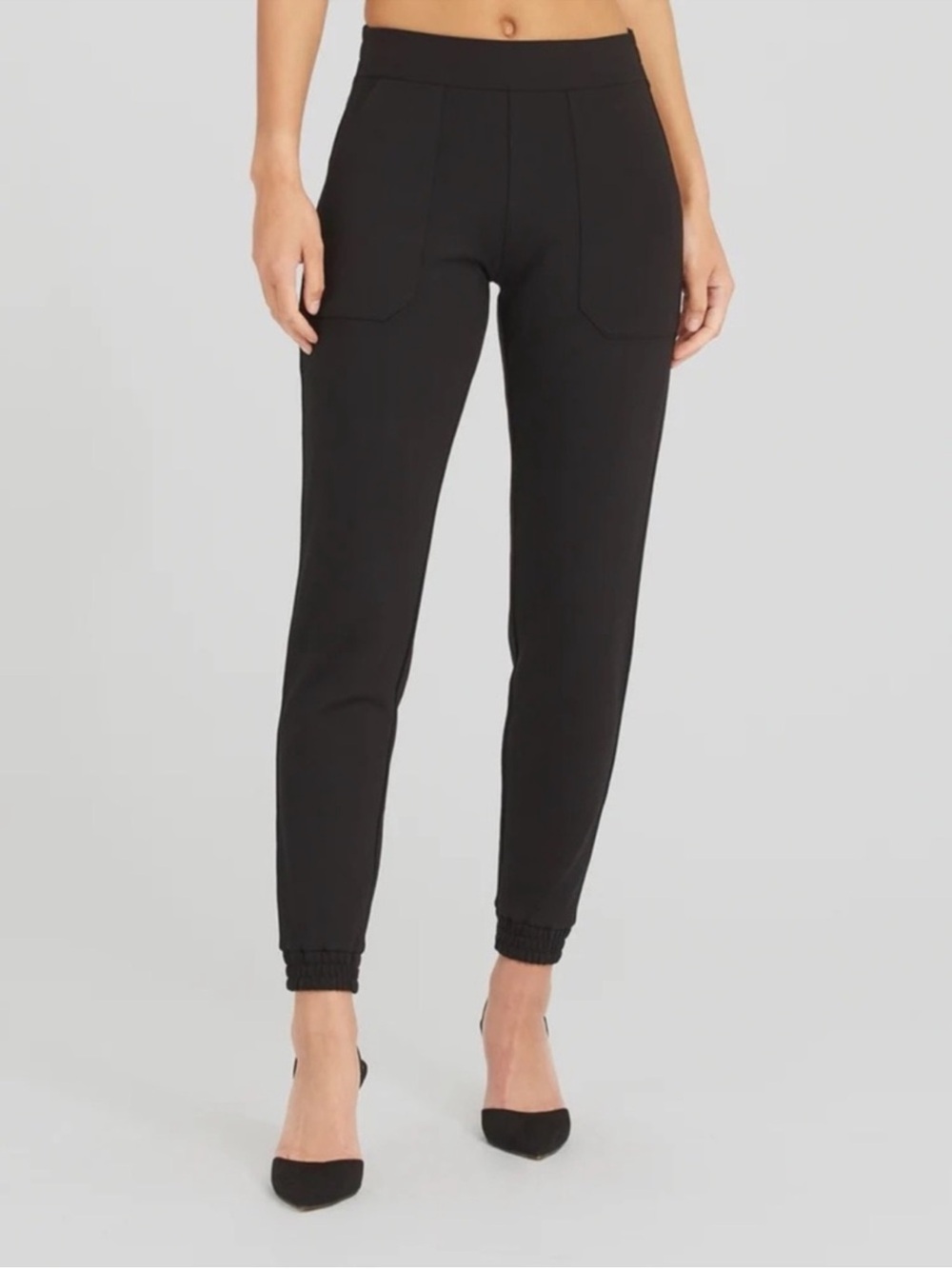 SPANX The Perfect Pant Black Jogger Pants Size Large